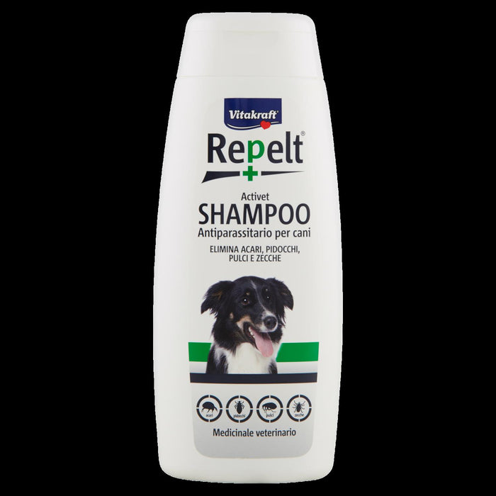 REPELT SHAMPOO ANTIPARASSITARIO PER CANI 250 ML