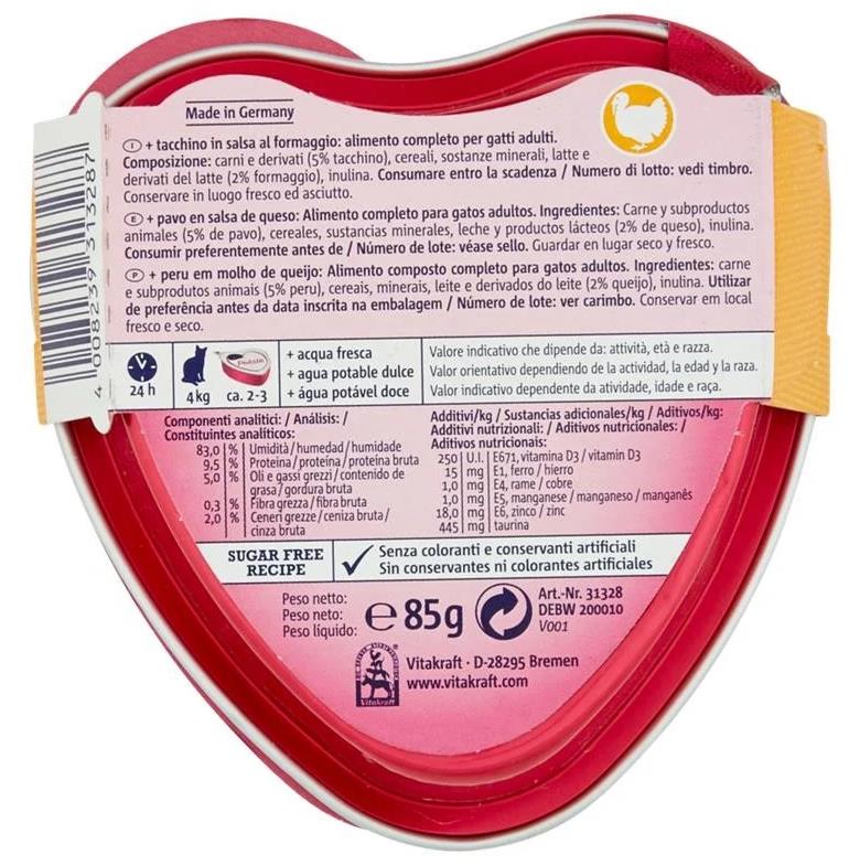 30 PZ GATTO POÉSIE SAUCE + TACCHINO IN SALSA AL FORMAGGIO 85 G