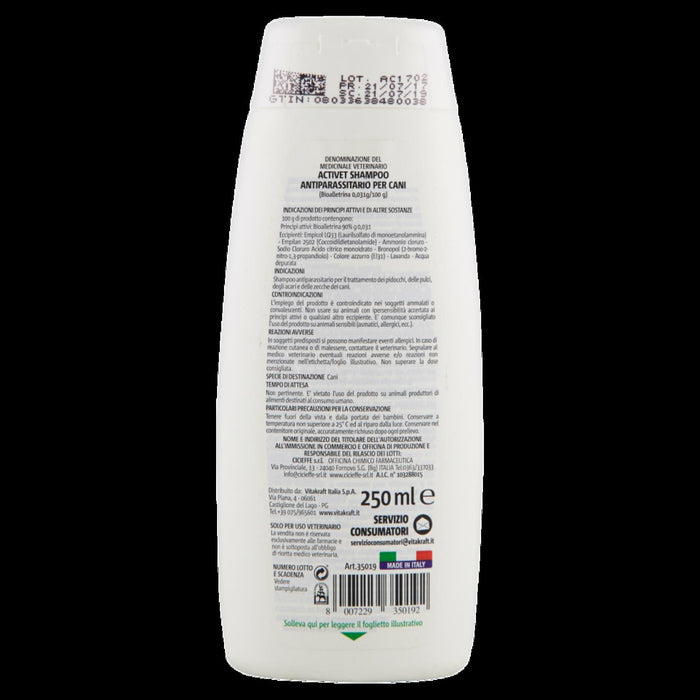 REPELT SHAMPOO ANTIPARASSITARIO PER CANI 250 ML