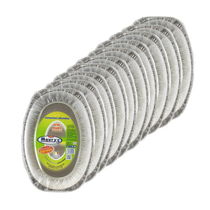 MAURY'S SET DA 10 VASSOI PICCOLI DA PORTATA IN ALLUMINIO 35 X 25 CM