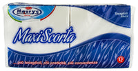 SET 10 MAURY'S TOVAGLIOLI BIANCHI 33X33CM MONOVELO 2300 PZ MAXI SCORTA