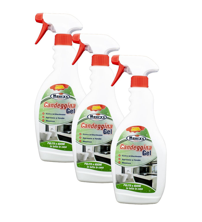 KIT SET 3 PZ MAURY'S SPRAY 750 ML CANDEGGINA GEL