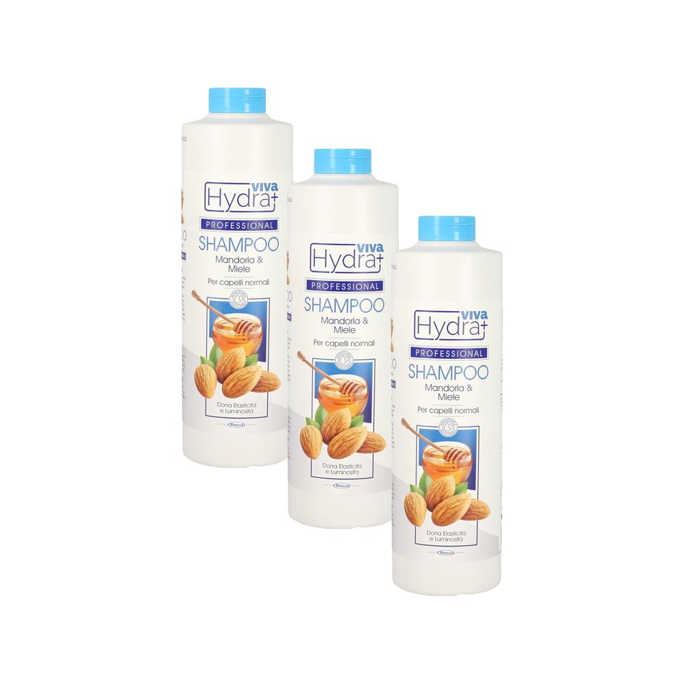 KIT SET 3 PZ HYDRA VIVA+ SHAMPOO CAPELLI NORMALI CON LATTE