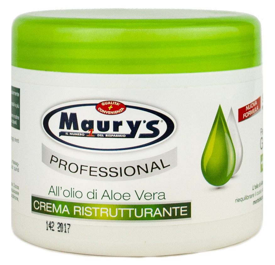 KIT SET 3 PZ MAURY'S PROFESSIONAL CREMA RISTRUTTURANTE CAPELLI