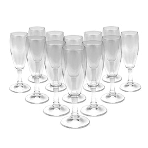 KIT 12 PZ CALYPSO VINO FLUTTINO CALICI IN VETRO DA 110 ML