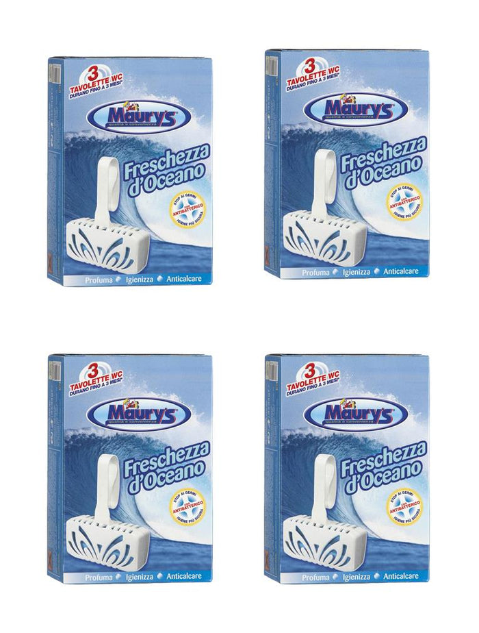 KIT SET 4 PZ MAURY'S TAVOLETTA WC 3PZ OCEAN