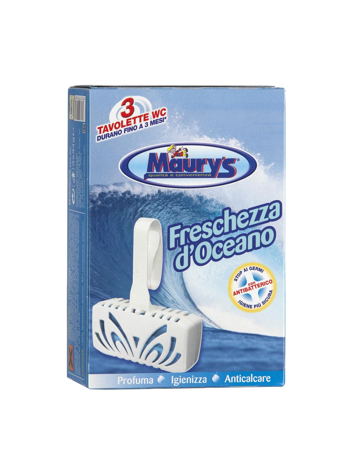 KIT SET 4 PZ MAURY'S TAVOLETTA WC 3PZ OCEAN