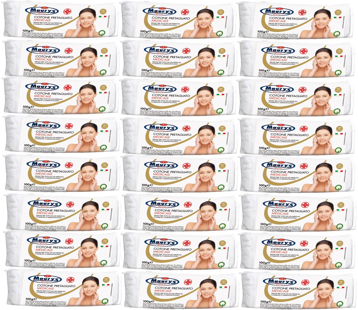24 MAURY'S COTONE PRETAGLIATO MEDICALE LEVATRUCCO 2400GR
