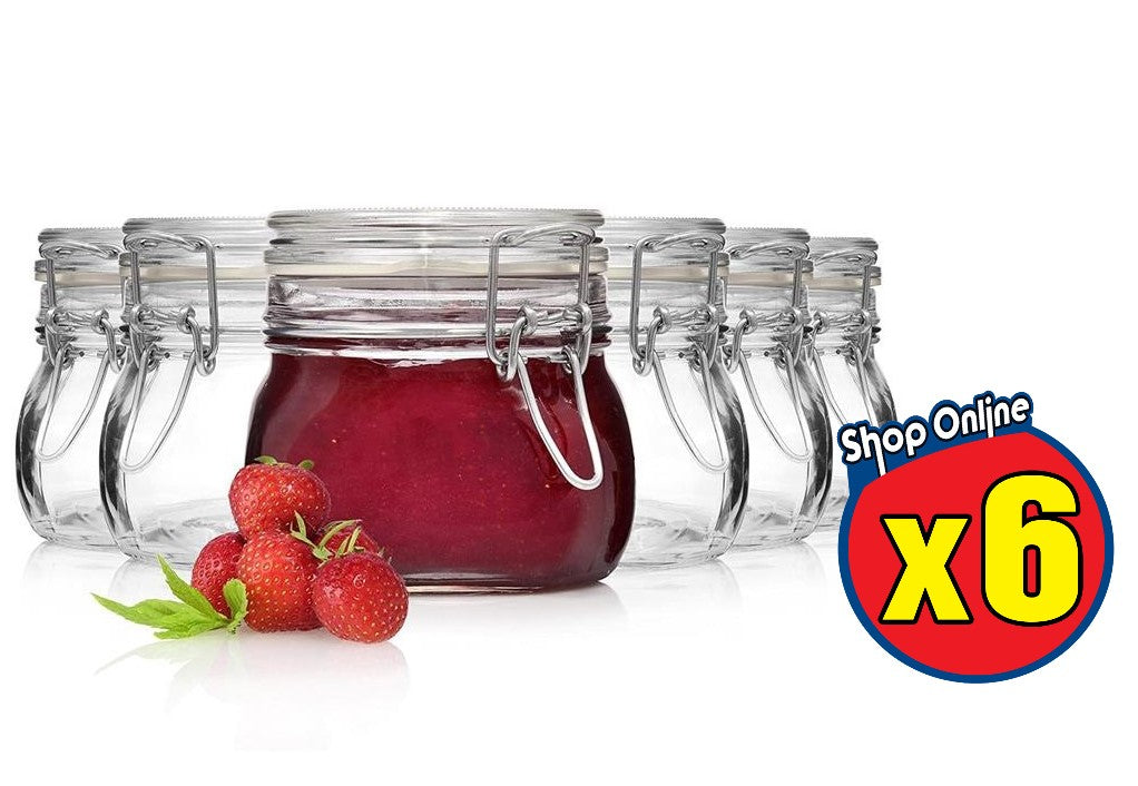 6 PZ FIDO VASO ERMETICO PER CONSERVE 500 CC
