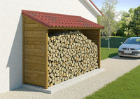 LASTRE A TEGOLE ONDUVILLA ROSSO SFUMATO 107 X 40 CM H 4 CM