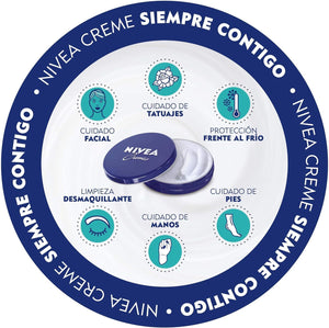 SET 4 NIVEA CREME MAXI CREMA MULTIUSO 250 ML BARATTOLO