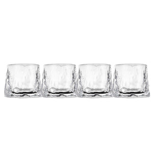 SET 4 BICCHIERI IN VETRO DA LIQUORE ROYAL CAPIENZA 150 ML 8CM