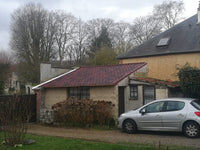 LASTRE A TEGOLE ONDUVILLA ROSSO SFUMATO 107 X 40 CM H 4 CM