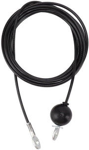 Cavo di resistenza fitness in acciaio con cavo di trasmissione - Lunghezza regolabile - Adatto per palestra domestica - Esercizio di fitness versatile - Installazione facile - Materiale PU nero - Cavo di resistenza fitness