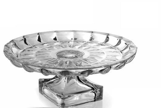 MAURY'S ALZATA TONDA REALIZZATA IN VETRO 29XH12 DESIGN ELEGANTE