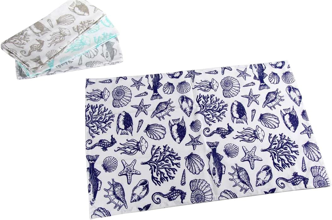 SET 4 STROFINACCI DA CUCINA 40X60 CM IN DECORO ASSORTITO