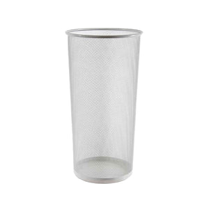 PORTA OMBRELLI IN METALLO TONDO 26X50 CM BIANCO