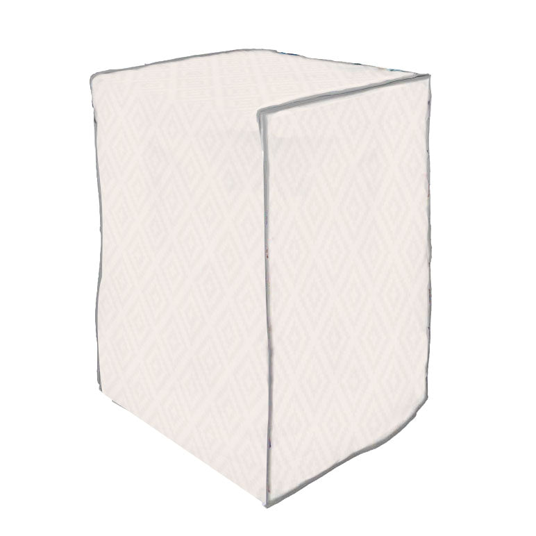 MAURY'S COPRILAVATRICE IN TESSUTO 60X60X80CM IN COLORE BIANCO