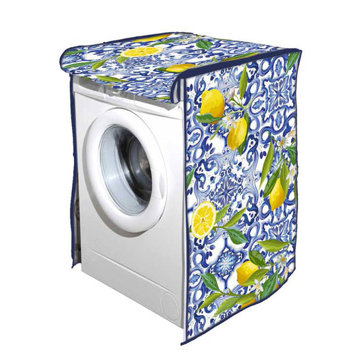 MAURY'S COPRILAVATRICE CON FANTASIA PANAREA 60X60X80 CM IN STILE SICILIANO