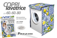 MAURY'S COPRILAVATRICE CON FANTASIA PANAREA 60X60X80 CM IN STILE SICILIANO