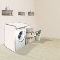 MAURY'S COPRILAVATRICE IN TESSUTO 60X60X80CM IN COLORE BIANCO