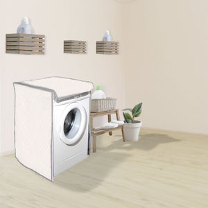 MAURY'S COPRILAVATRICE IN TESSUTO 60X60X80CM IN COLORE BIANCO