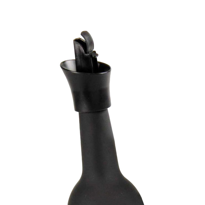 OLIERA IN VETRO SATINATO DA 750CC IN COLORE NERO