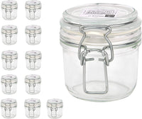 KIT 12 PZ BORMIOLI FIDO VASO IN VETRO CON TAPPO ERMETICO 200 CC