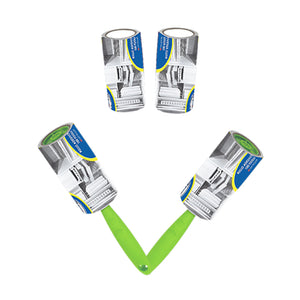 MAURY'S 2 SPAZZOLE LEVAPELUCCHI + 4 ROLLER DA 100 FOGLI