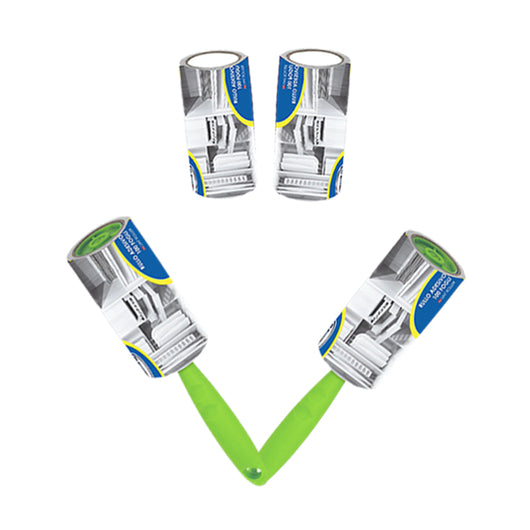 MAURY'S 2 SPAZZOLE LEVAPELUCCHI + 4 ROLLER DA 100 FOGLI