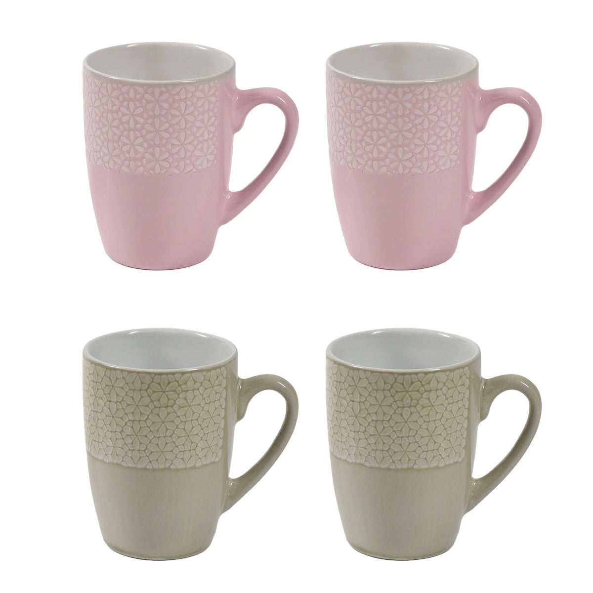 MAURY'S SET 4 TAZZE MUG DA 350CC IN COLORAZIONE ASSORTITO