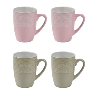 MAURY'S SET 4 TAZZE MUG DA 350CC IN COLORAZIONE ASSORTITO