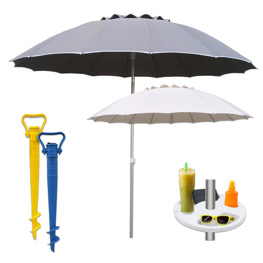 MAURY'S OMBRELLONE 240 H INCLINABI TUTTO IN COLORE ASSORTITO