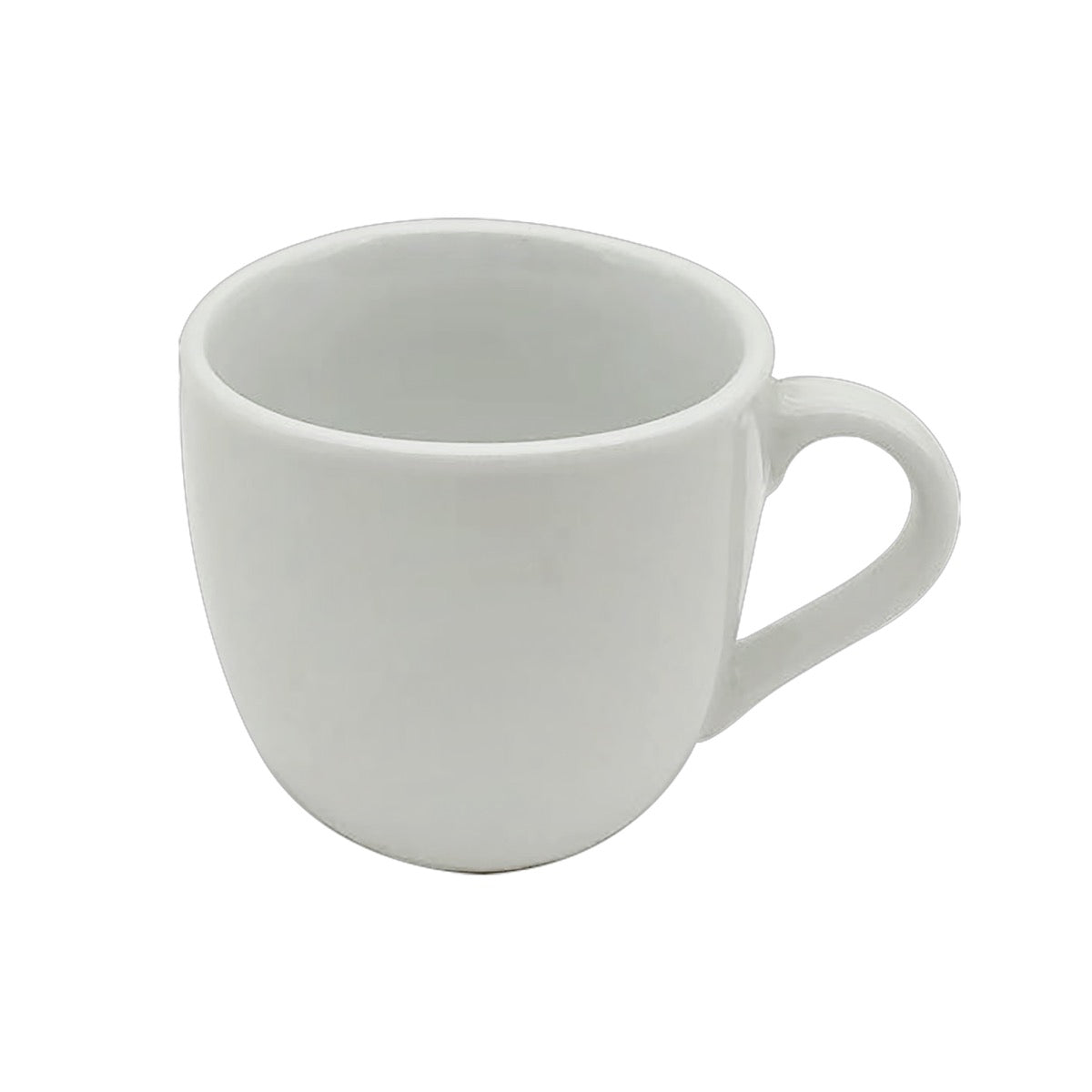 MA MAISON SET 6 TAZZINE MODELLO PERLA TAZZINA DA CAFFÈ BIANCA IN POCELLANA