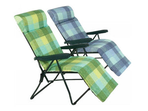 SEDIA SDRAIO AUTOMATICA 6 POSIZIONI CON CUSCINO BOMBER ANATOMICO