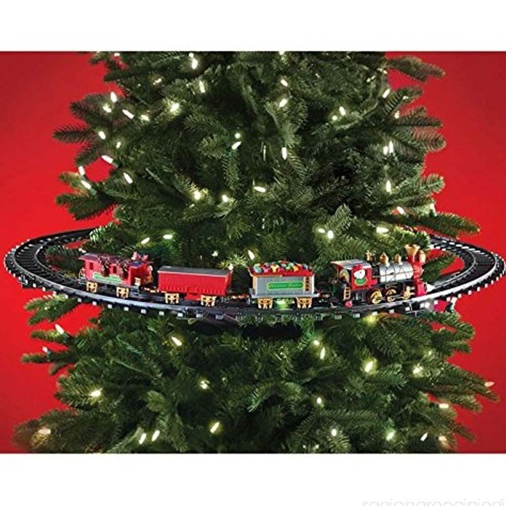 TRENINO PER ALBERO DI NATALE CON LUCI E SUONI