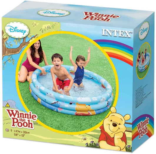 INTEX PISCINA WINNIE THE POOH 147 X 33 CM C. MAX 288 LT RIEMPIMENTO 23 CM ETÀ 2+