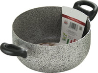 CUOCA STONE CASSERUOLA A 2 MANICI PFOA FREE CON DIAMETRO DA 22 CM