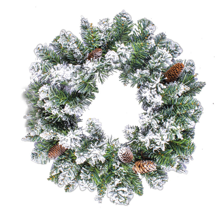 MAURY'S GHIRLANDA DI NATALE DIETRO PORTA 45CM COURMAYEUR CON PIGNE