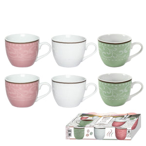 MAURY'S PRINCESS SERVIZIO DI 6 TAZZINE MULTICOLORE