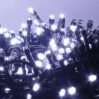 HIGH-TECH LUCI DI NATALE 500 LED BIANCO FREDDO DA INTERNO E ESTERNO 26,5 METRI