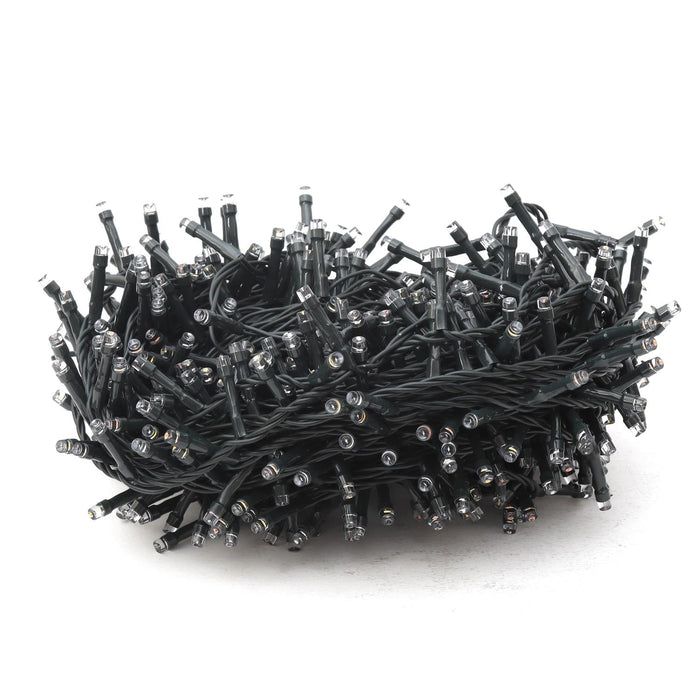 HIGH-TECH LUCI DI NATALE 500 LED BIANCO FREDDO DA INTERNO E ESTERNO 26,5 METRI