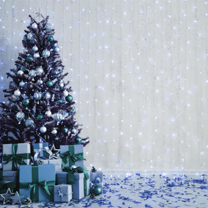 HIGH-TECH LUCI DI NATALE 1000 LED BIANCO FREDDO DA INTERNO E ESTERNO 49 METRI