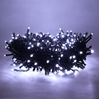 HIGH-TECH LUCI DI NATALE 500 LED BIANCO/BLU DA INTERNO E ESTERNO 26,5 METRI