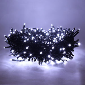 HIGH-TECH LUCI DI NATALE 500 LED BIANCO/BLU DA INTERNO E ESTERNO 26,5 METRI