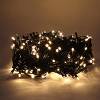 HIGH-TECH LUCI DI NATALE 300 LED BIANCO CALDO DA INTERNO E ESTERNO 13,5 METRI