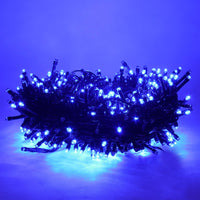 HIGH-TECH LUCI DI NATALE 500 LED BIANCO/BLU DA INTERNO E ESTERNO 26,5 METRI