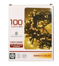 HIGH-TECH FILO A 100 LED LUCE BIANCA CALDA DA 8.50 METRI