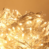 HIGH-TECH LUCI DI NATALE 500 LED BIANCO CALDO DA INTERNO E ESTERNO 26,5 METRI