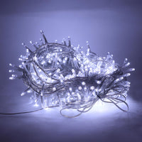 HIGH-TECH LUCI DI NATALE 500 LED BIANCO FREDDO DA INTERNO E ESTERNO 26,5 METRI